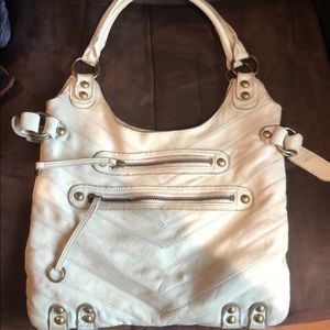 Linea pelle chevron leather bag